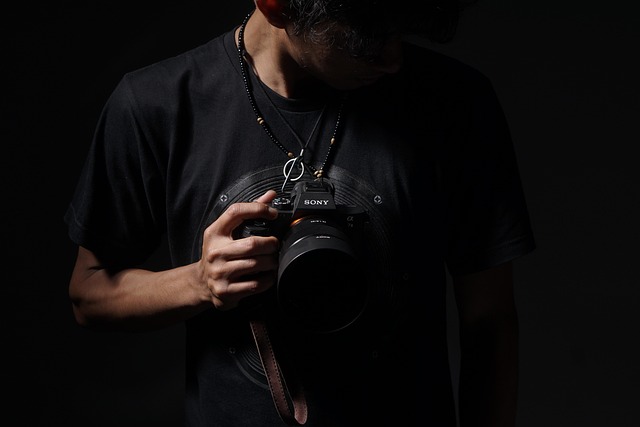 Retrato de João Pereira, fotógrafo de eventos